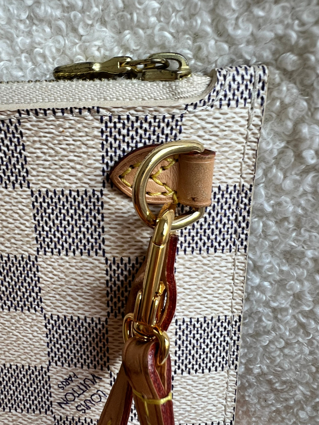 Louis Vuitton Pouch (from Neverfull MM) in Damier Azur