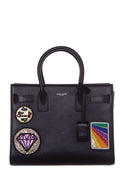 Saint Laurent Black Patch Detail Sac de Jour NM