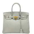 HERMÃƒÆ’Ã‹â€ S Togo Birkin 35 Gris Perle Pearl Gray w/Gold