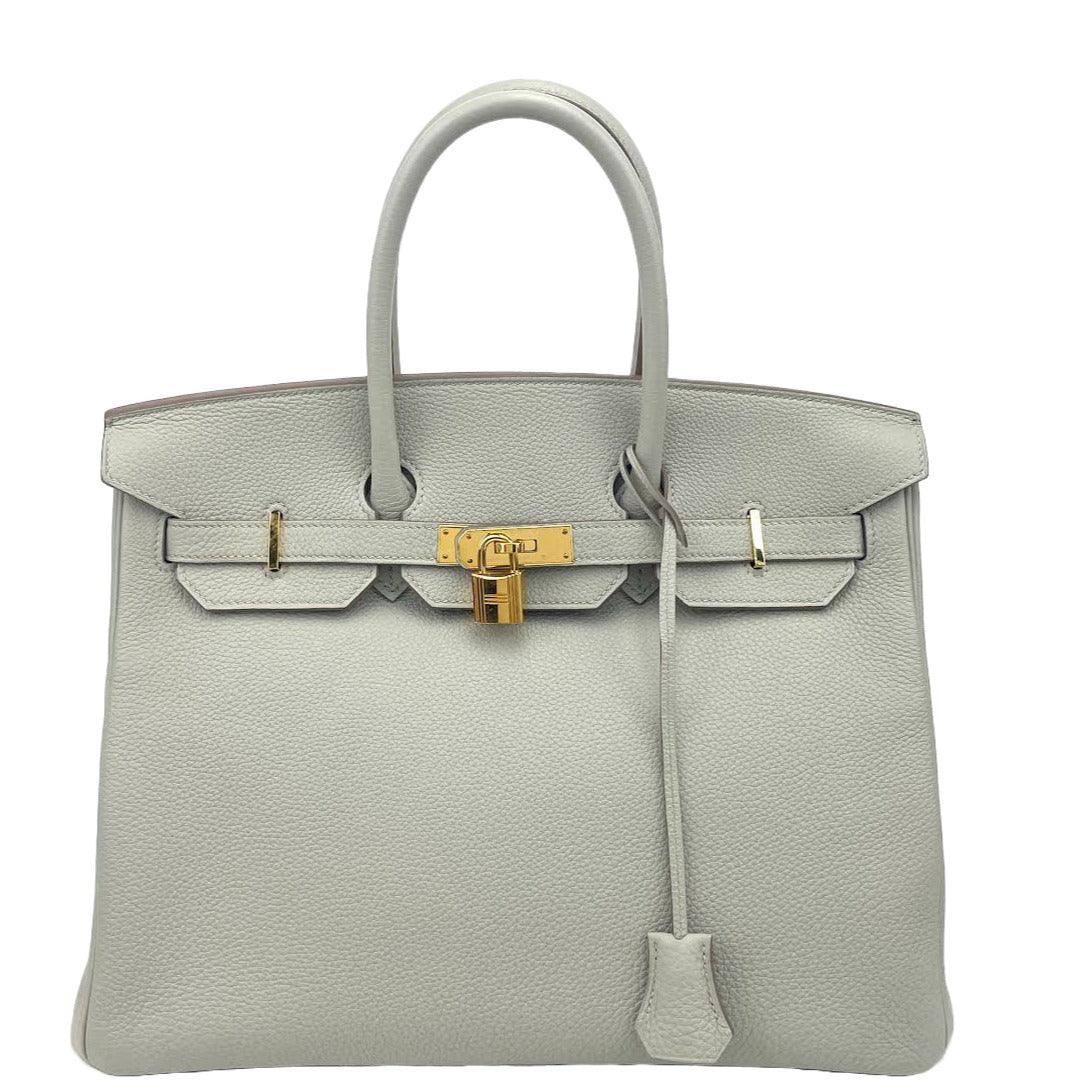 HERMÃƒÆ’Ã‹â€ S Togo Birkin 35 Gris Perle Pearl Gray w/Gold