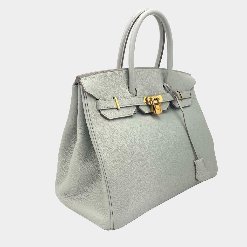 HERMÃƒÆ’Ã‹â€ S Togo Birkin 35 Gris Perle Pearl Gray w/Gold