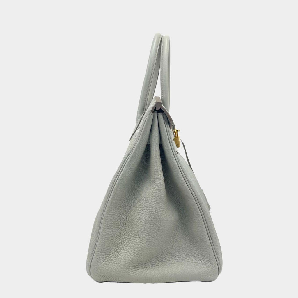 HERMÃƒÆ’Ã‹â€ S Togo Birkin 35 Gris Perle Pearl Gray w/Gold