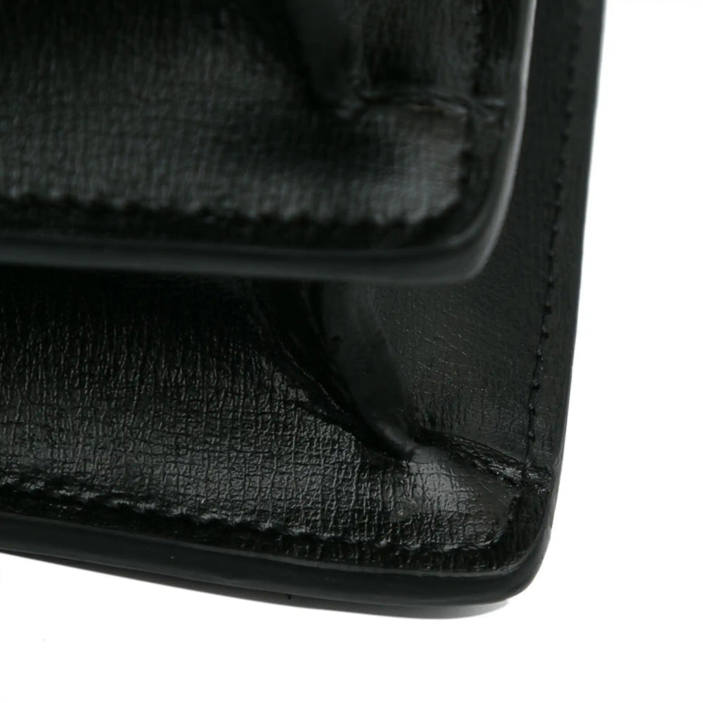 Yves Saint Laurent Sunset Medium Black Calfskin