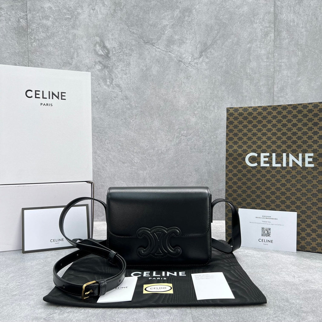 GLAMI Classique Cuir Triomphe Bag Black For Women 9in/22cmÃƒâ€šÃ‚Â 