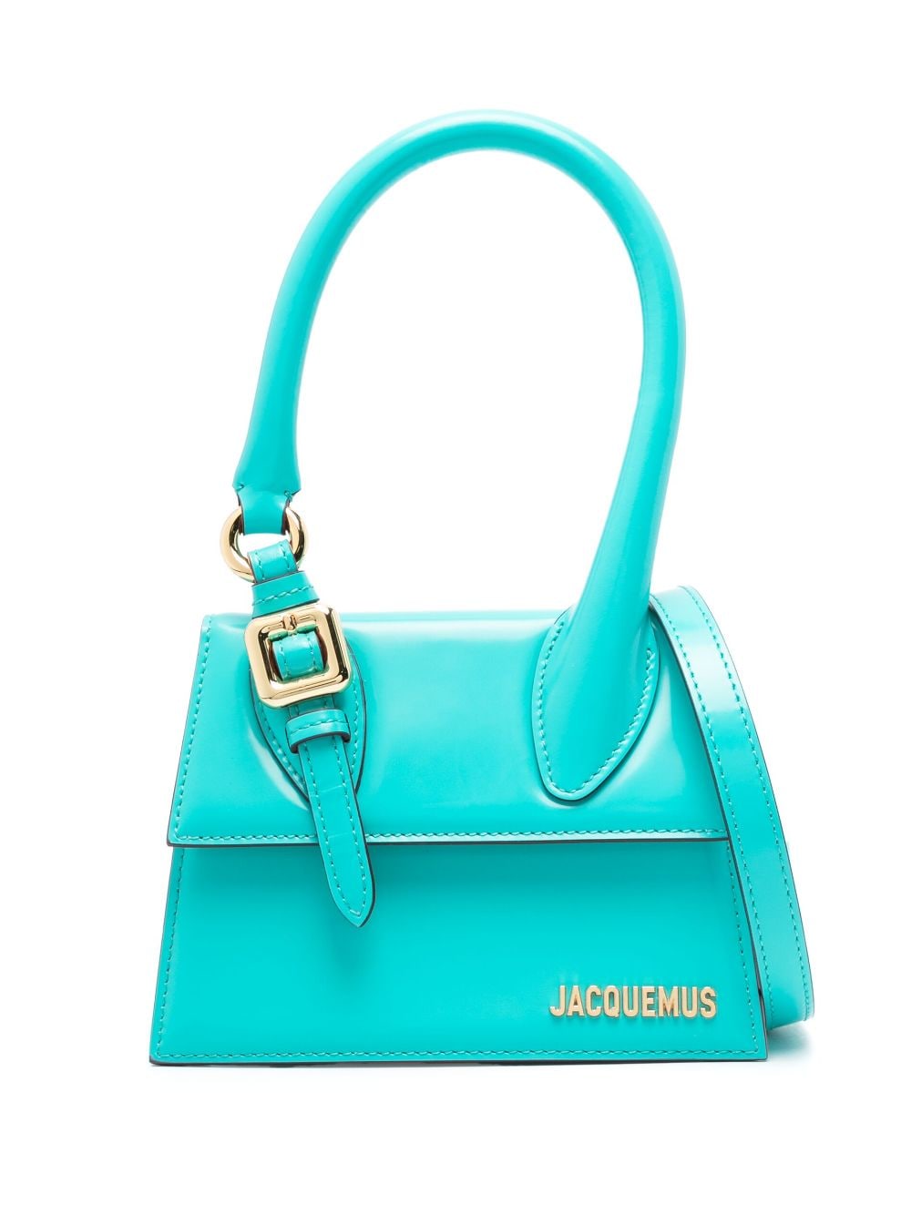 LE CHIQUITO MOYEN BOUCLE LEATHER HANDBAG