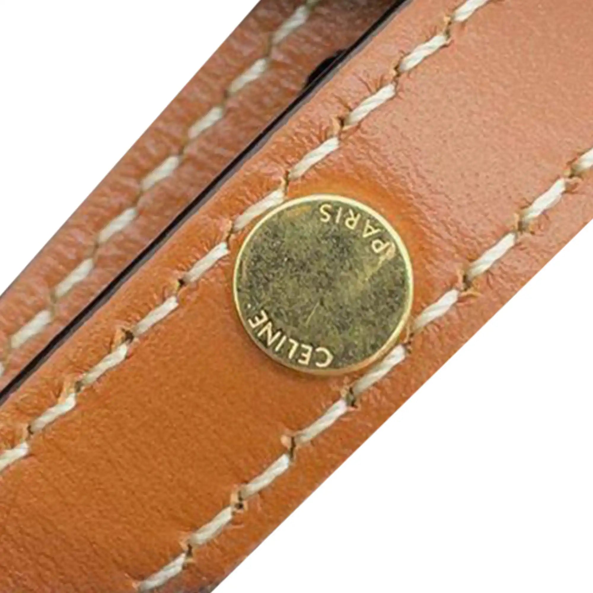 Celine Thais Small Brown Canvas