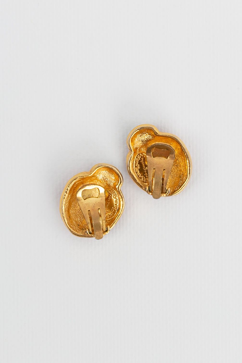 Boucles d'oreilles coccinelles Yves Saint Laurent
