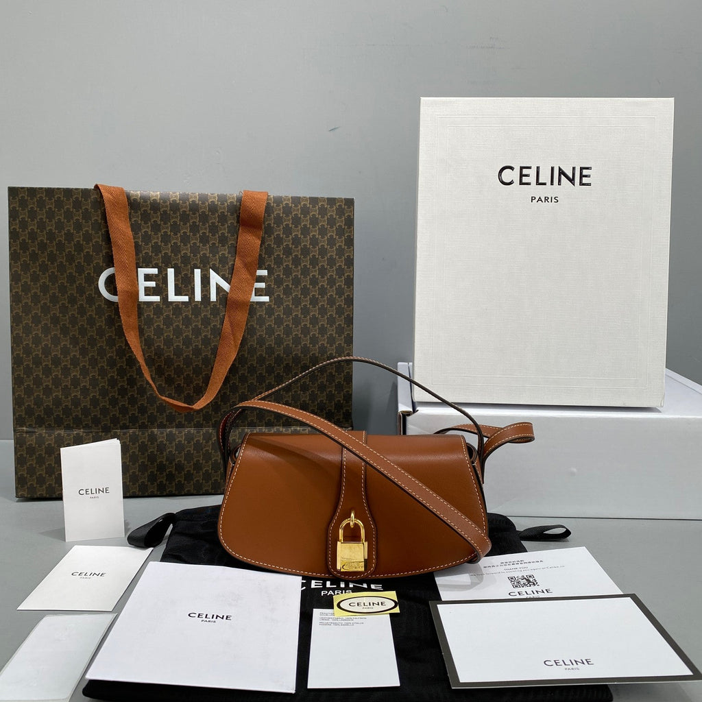 GLAMI Clutch On Strap Brown For Women 7in/18cm 10I593DQ1.04LU