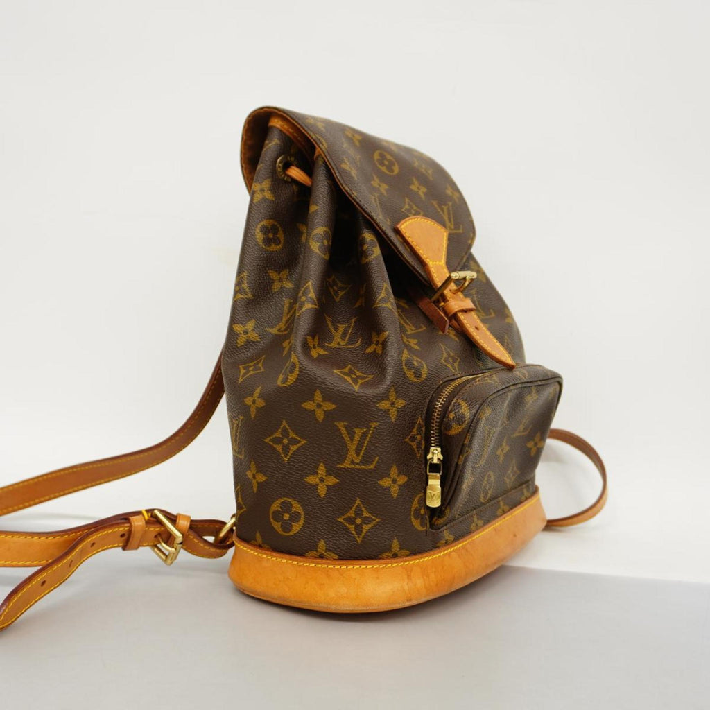 Louis Vuitton Montsouris Mm  Canvas Backpack Bag ()