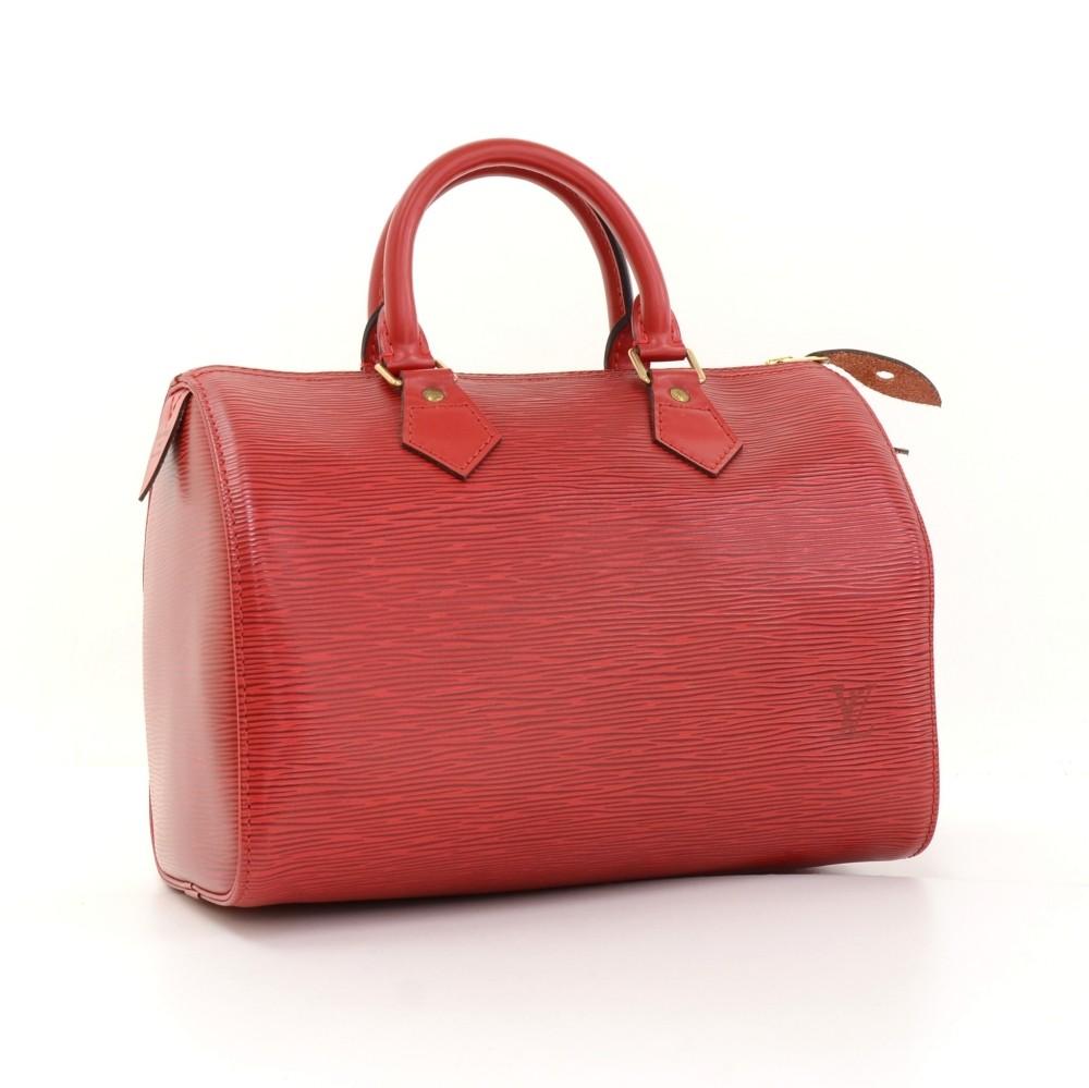 Louis Vuitto Speedy 25 Epi Leather Handbag