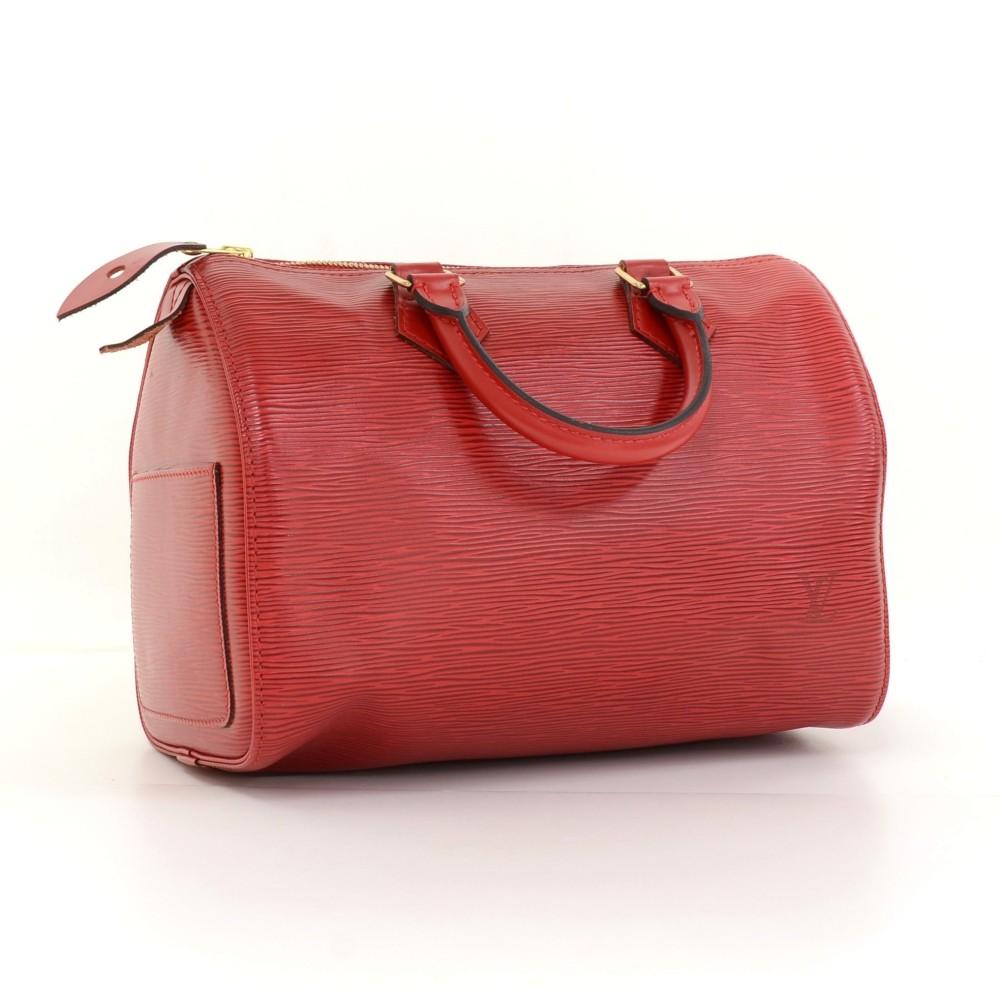 Louis Vuitto Speedy 25 Epi Leather Handbag