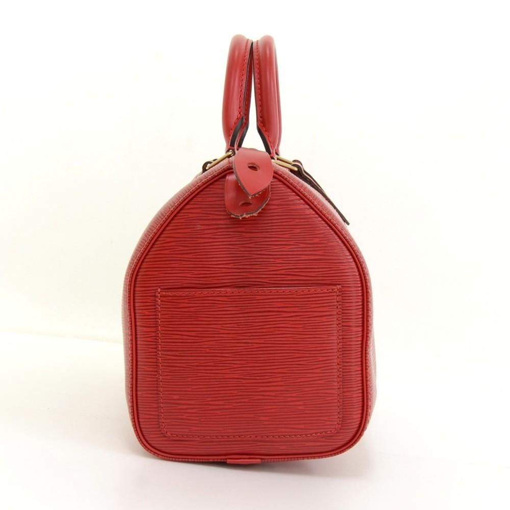 Louis Vuitto Speedy 25 Epi Leather Handbag