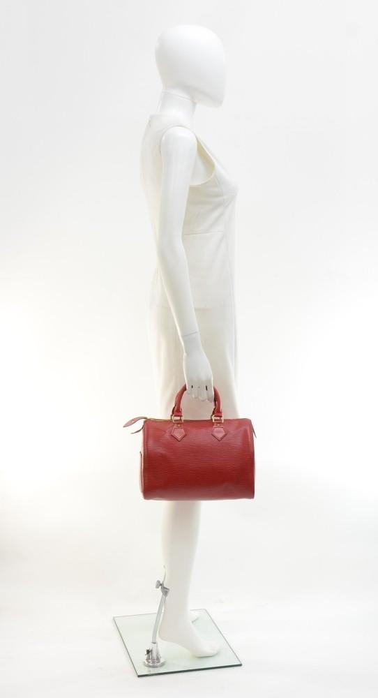 Louis Vuitto Speedy 25 Epi Leather Handbag