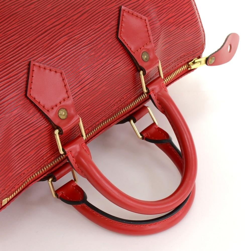 Louis Vuitto Speedy 25 Epi Leather Handbag