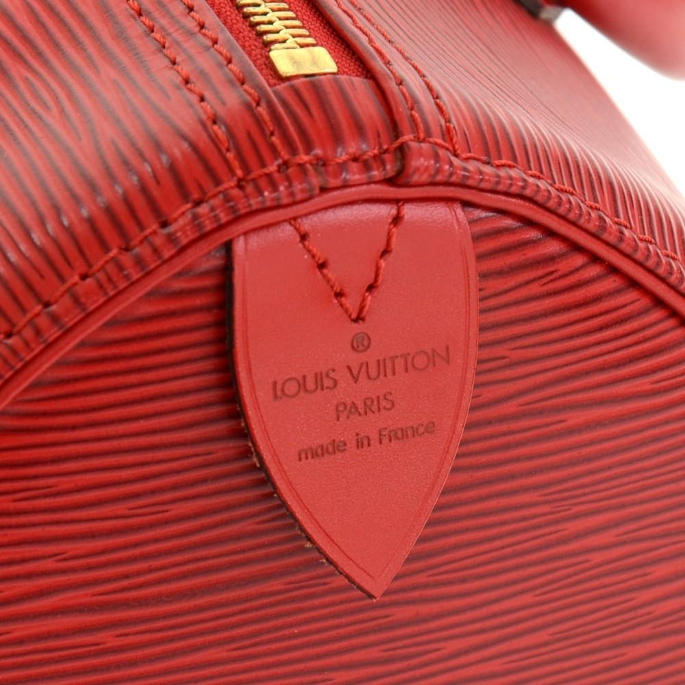 Louis Vuitto Speedy 25 Epi Leather Handbag
