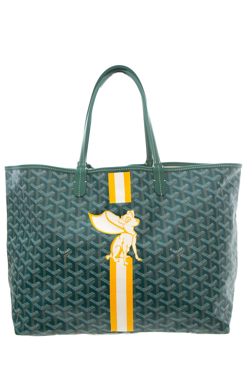 Goyard Green "SuperDog" PM St Louis Tote