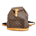 Louis Vuitton Montsouris Gm  Canvas Backpack Bag ()