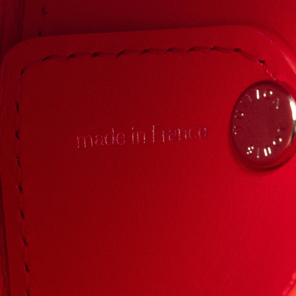 Red Louis Vuitton x Yayoi Kusama Small Epi Kirigami Pouch
