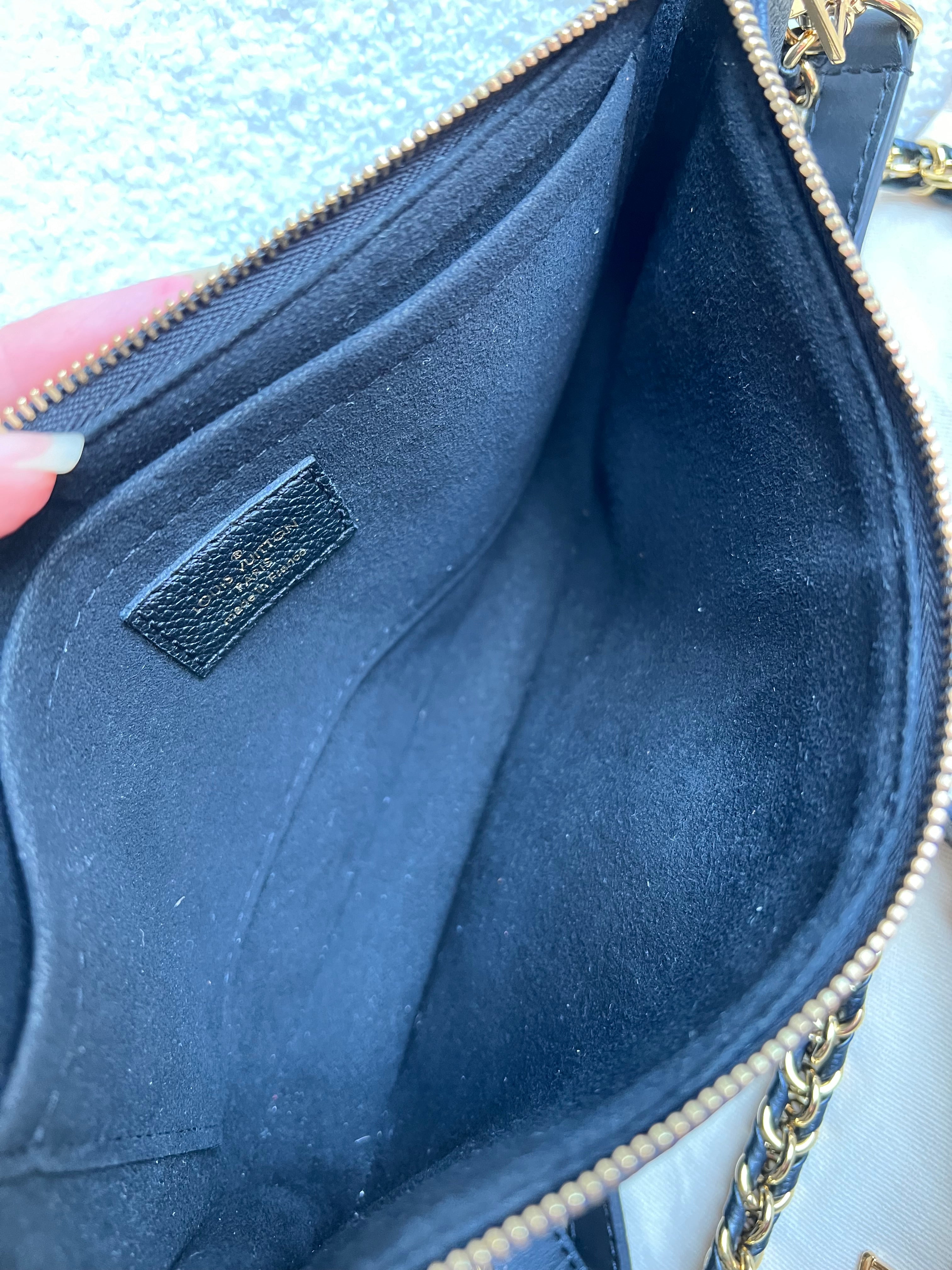 Louis Vuitton Multi Pochette Accessoires Black Empreinte (RRP £2140)