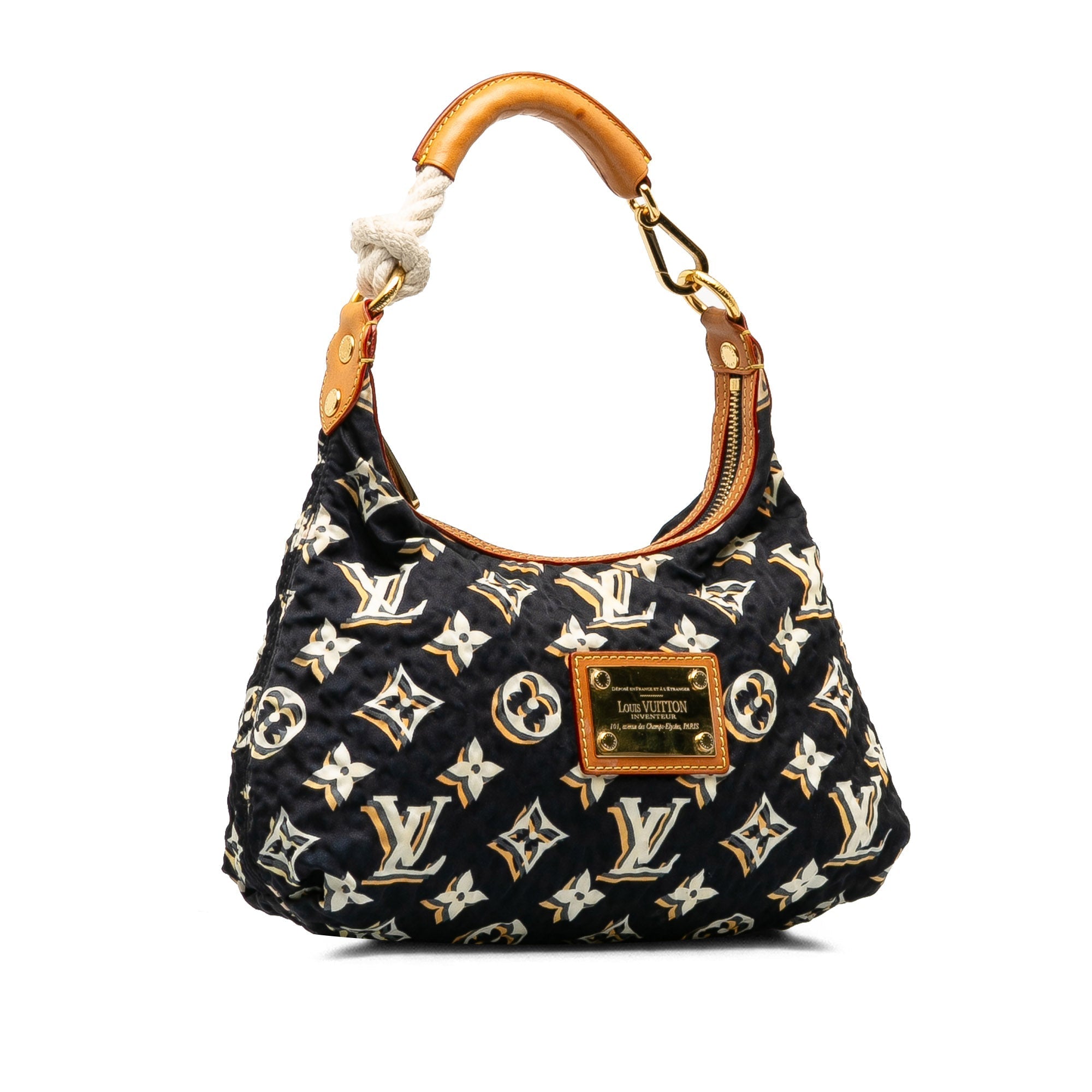 Black Louis Vuitton Monogram Bulles PM Hobo Bag