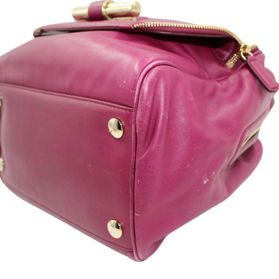 Jimmy Choo Justine Leather Handle Bag