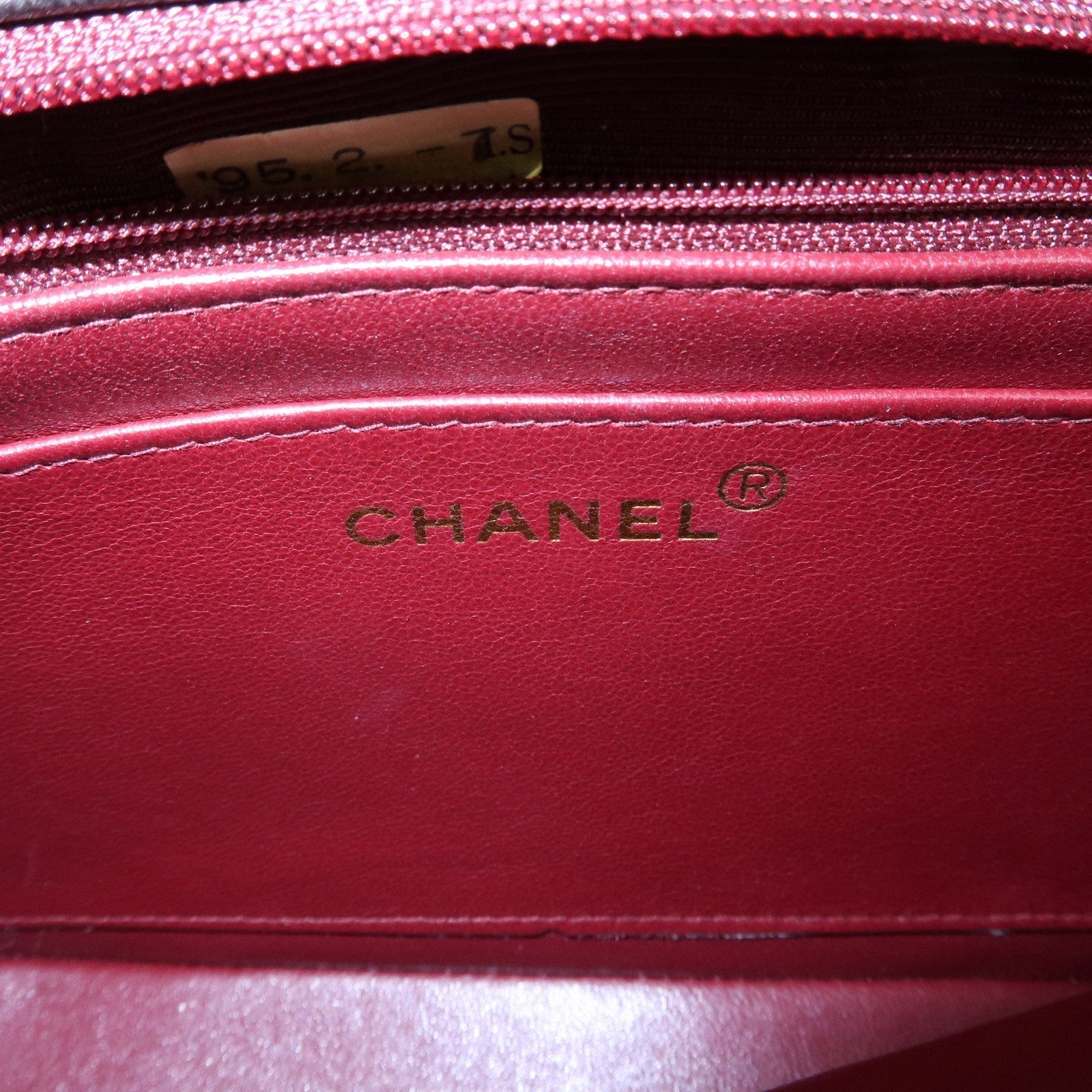 CHANEL Matelasse Lambskin Diana Chain Shoulder Bag Black A01165