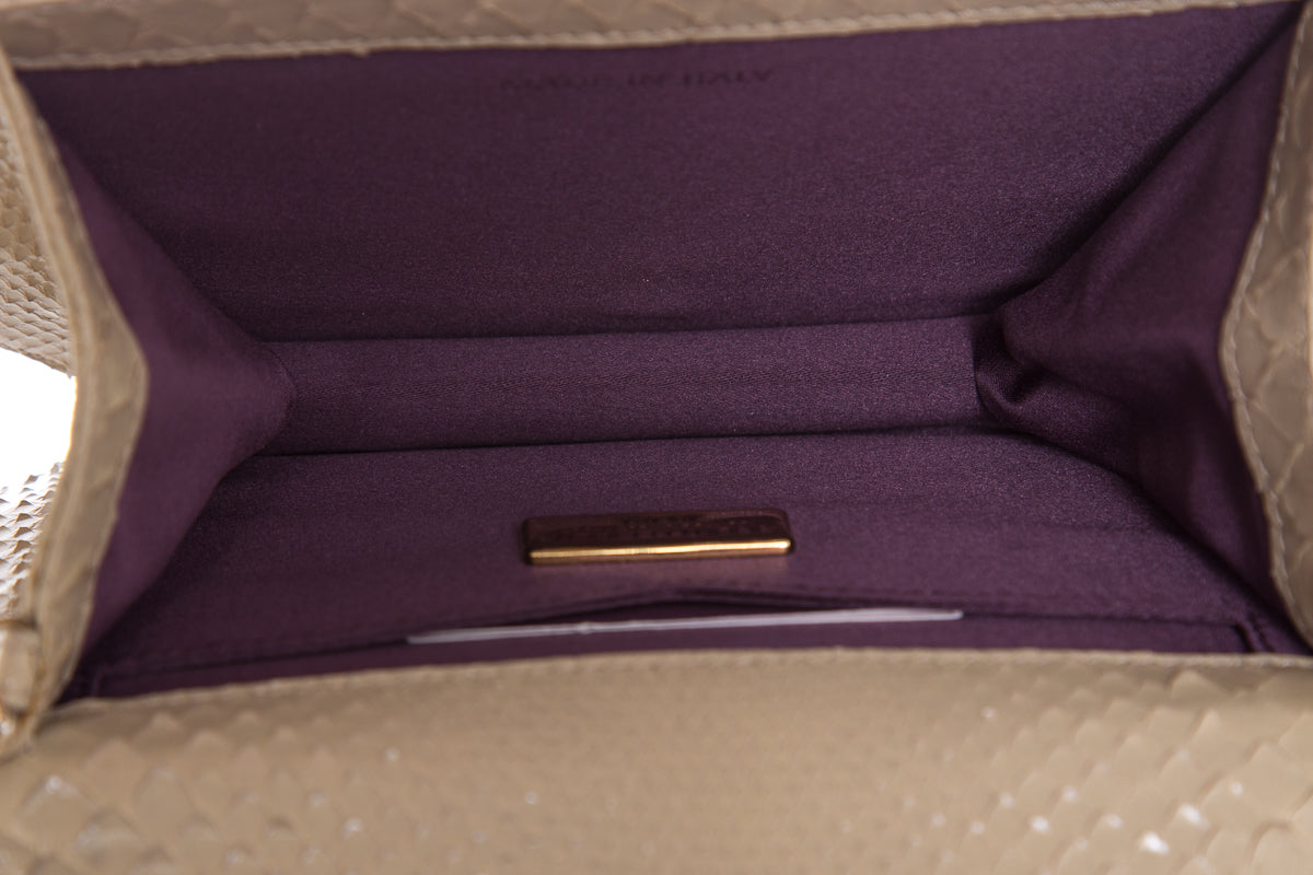 Judith Leiber Snakeskin Evening Bag