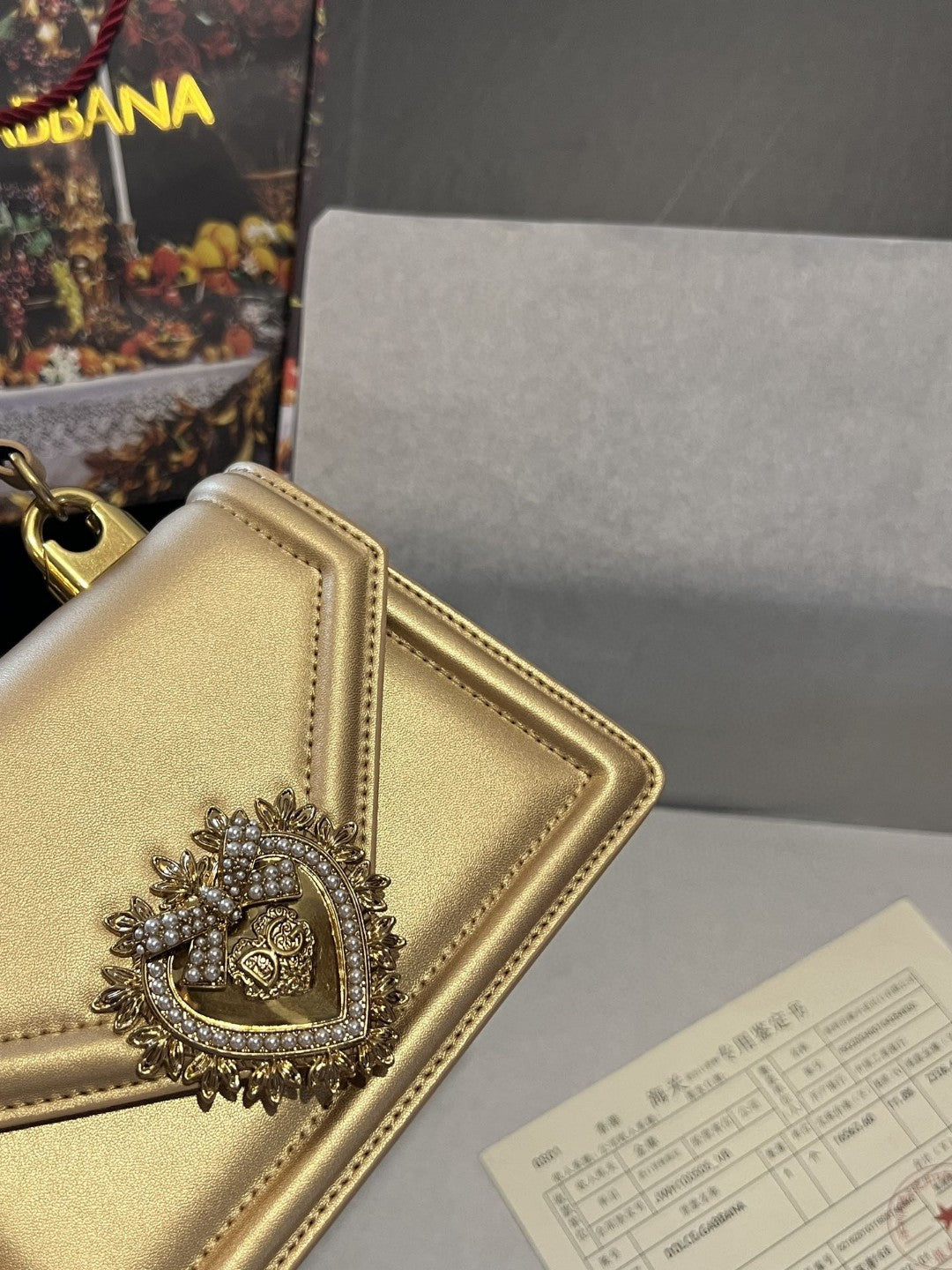 GLAMI Small Devotion Bag In Plain Gold For Women 7.5in/19cm GLAMI