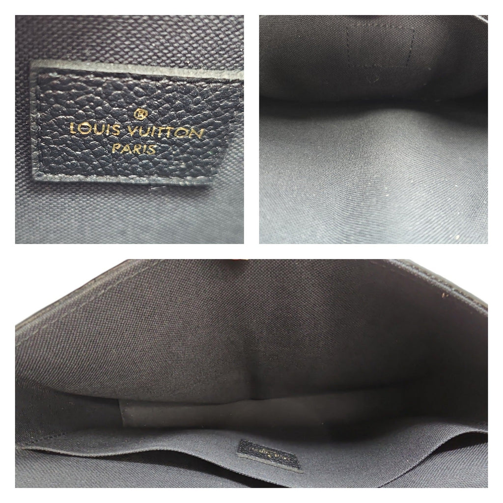 Louis Vuitton Monogram Empreinte Felicie Pochette with Zip Insert