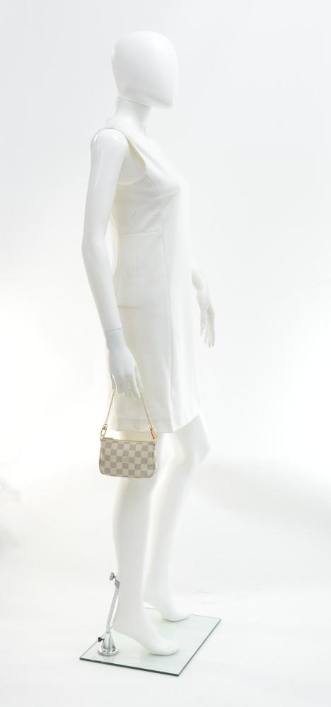 Louis Vuitto Damier Azur Canvas Pochette Accessoires Evening Bag