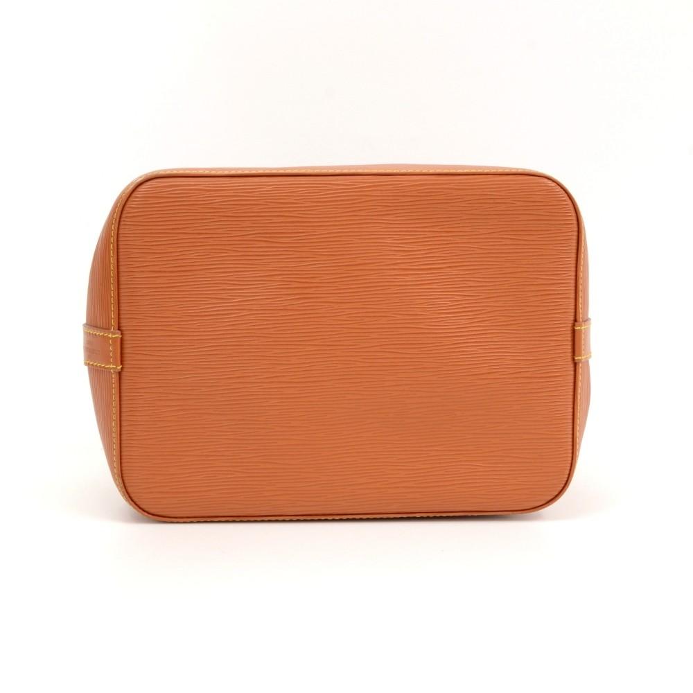 Louis Vuitto Petit Noe Orange Epi Leather Bag