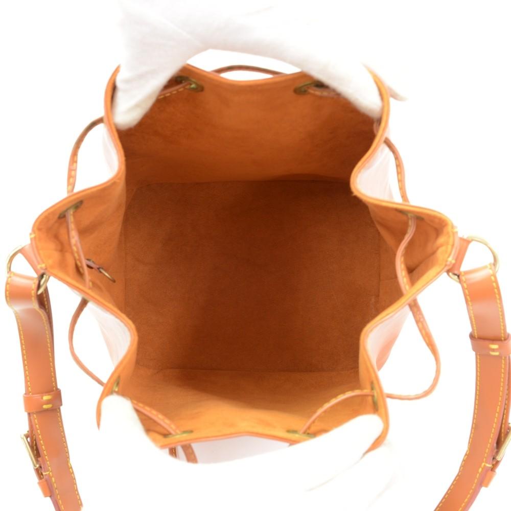 Louis Vuitto Petit Noe Orange Epi Leather Bag
