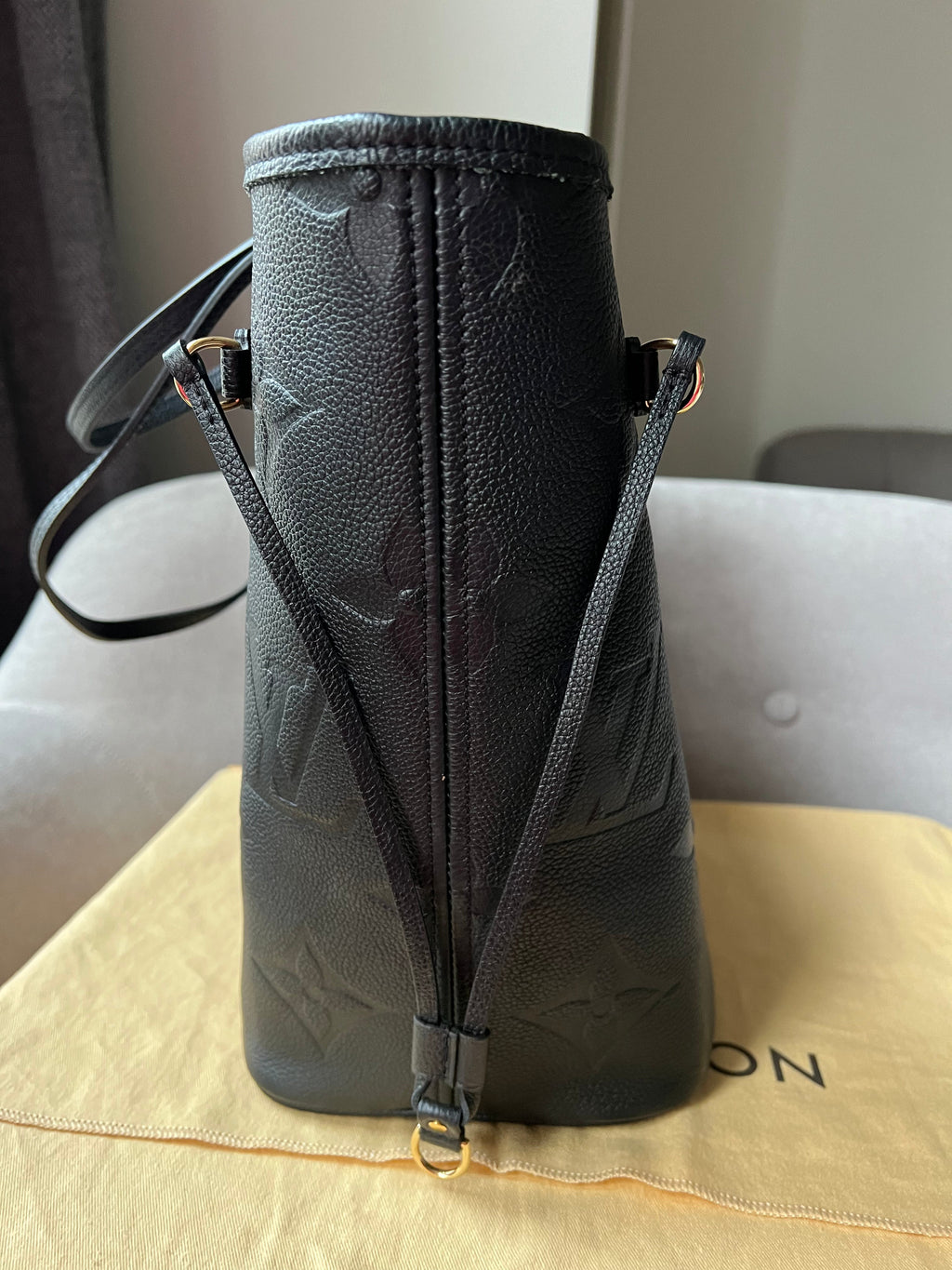 Louis Vuitton Neverfull MM Black Empreinte (RRP £1,940)