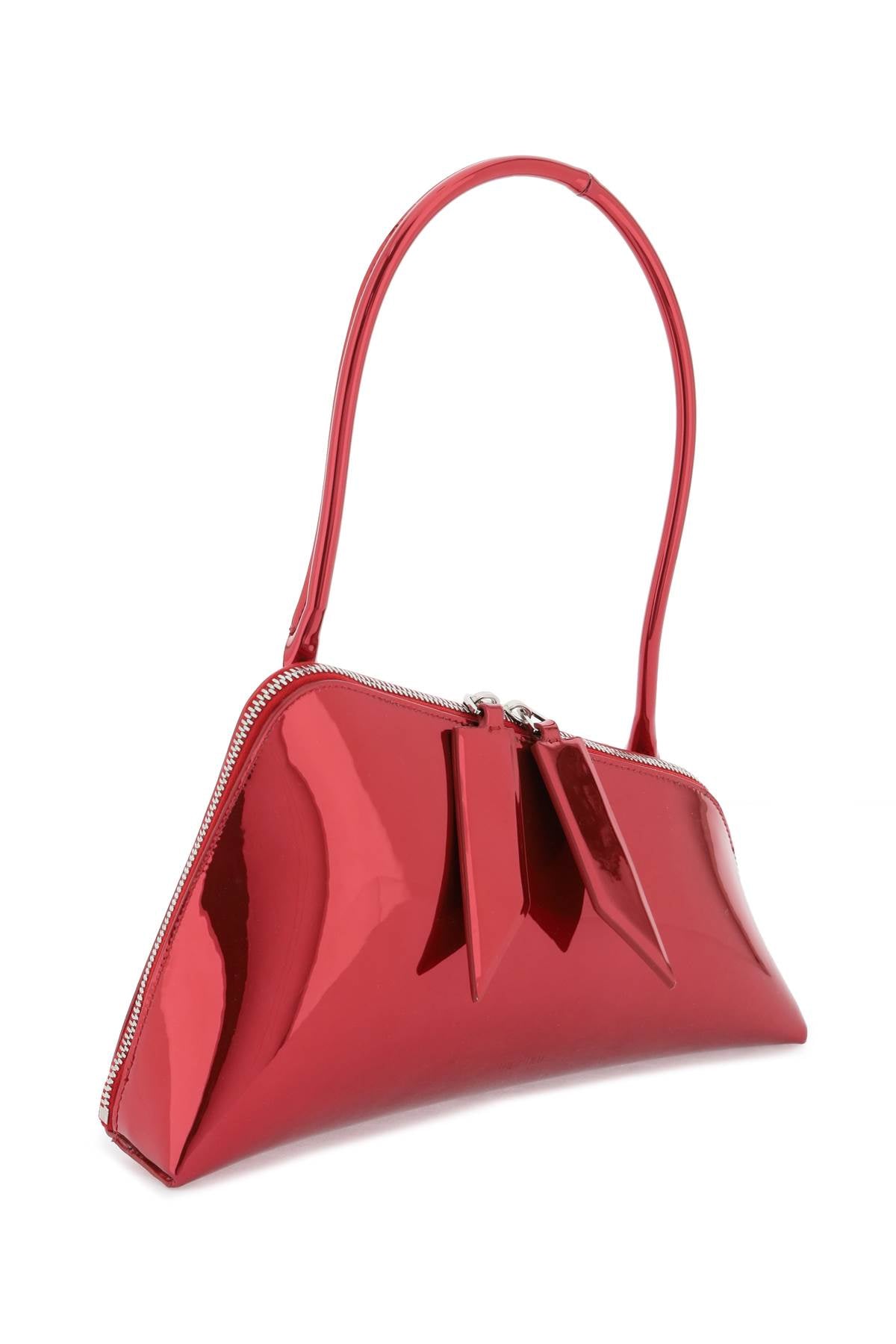 The Attico Mirror-Effect Sunrise Shoulder Bag Women