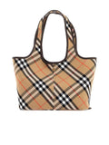 Small Checked Tote Bag