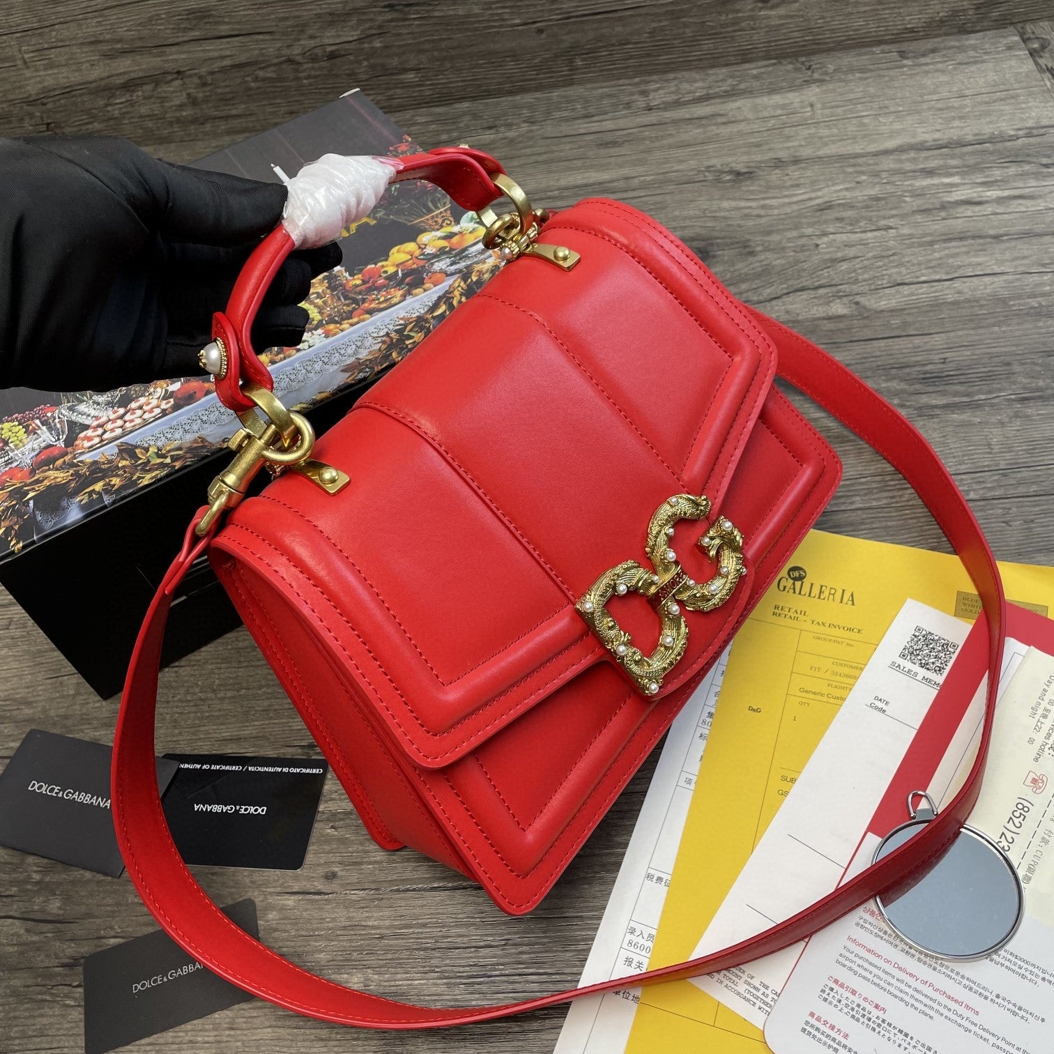 GLAMI GLAMI Girls Bag In Quilted Nappa Red For Women 10.6in/27cm GLAMI