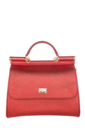 Dolce & Gabbana Dauphine Red Iridescent Handbag