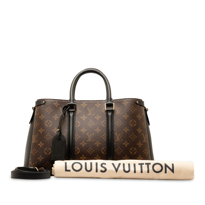 Louis Vuitton Monogram Suffro NV MM Handbag Shoulder Bag 2WAY M44817 Noir Brown PVC Leather  Louis Vuitton