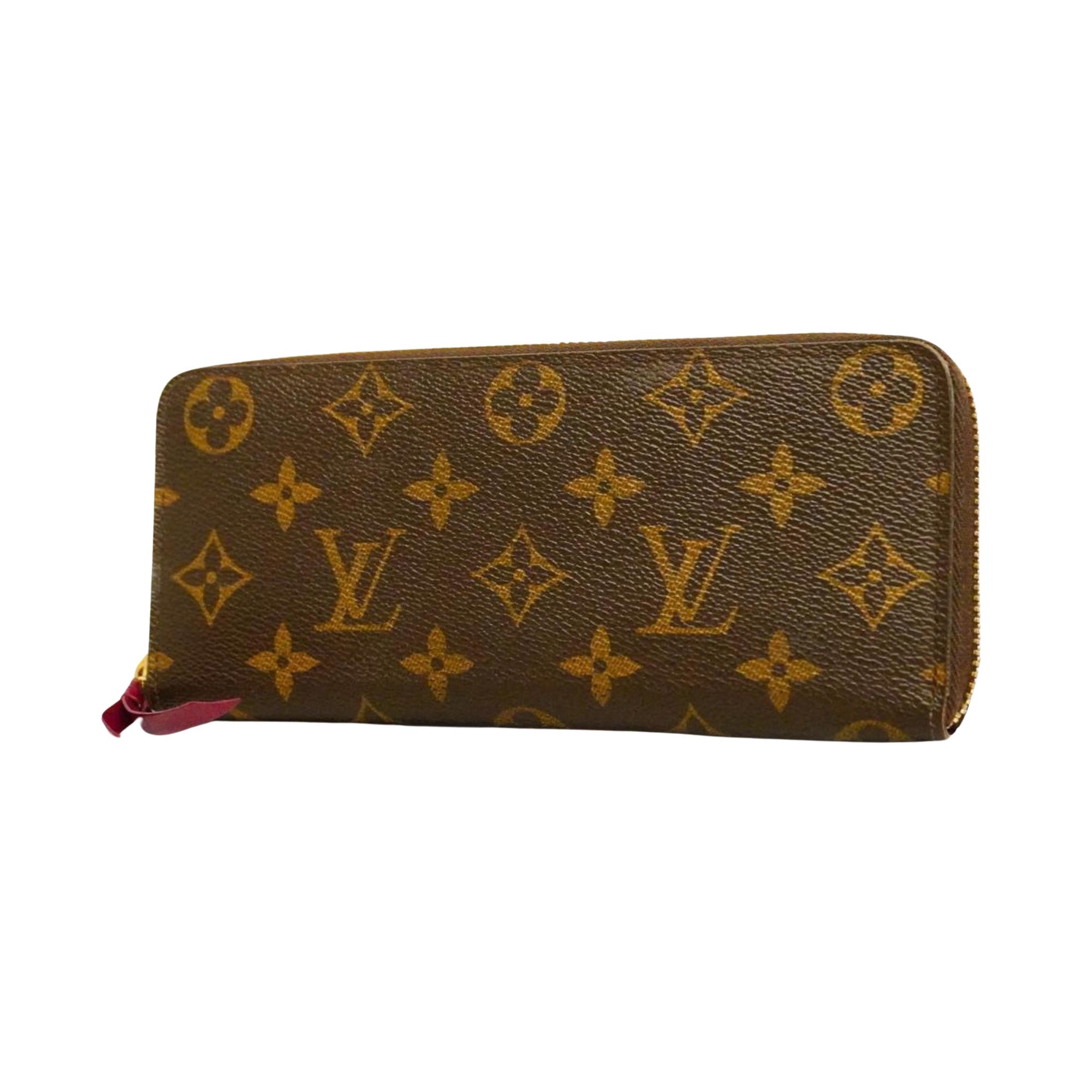 Louis Vuitton Portefeuille Clémence  Canvas Wallet  ()