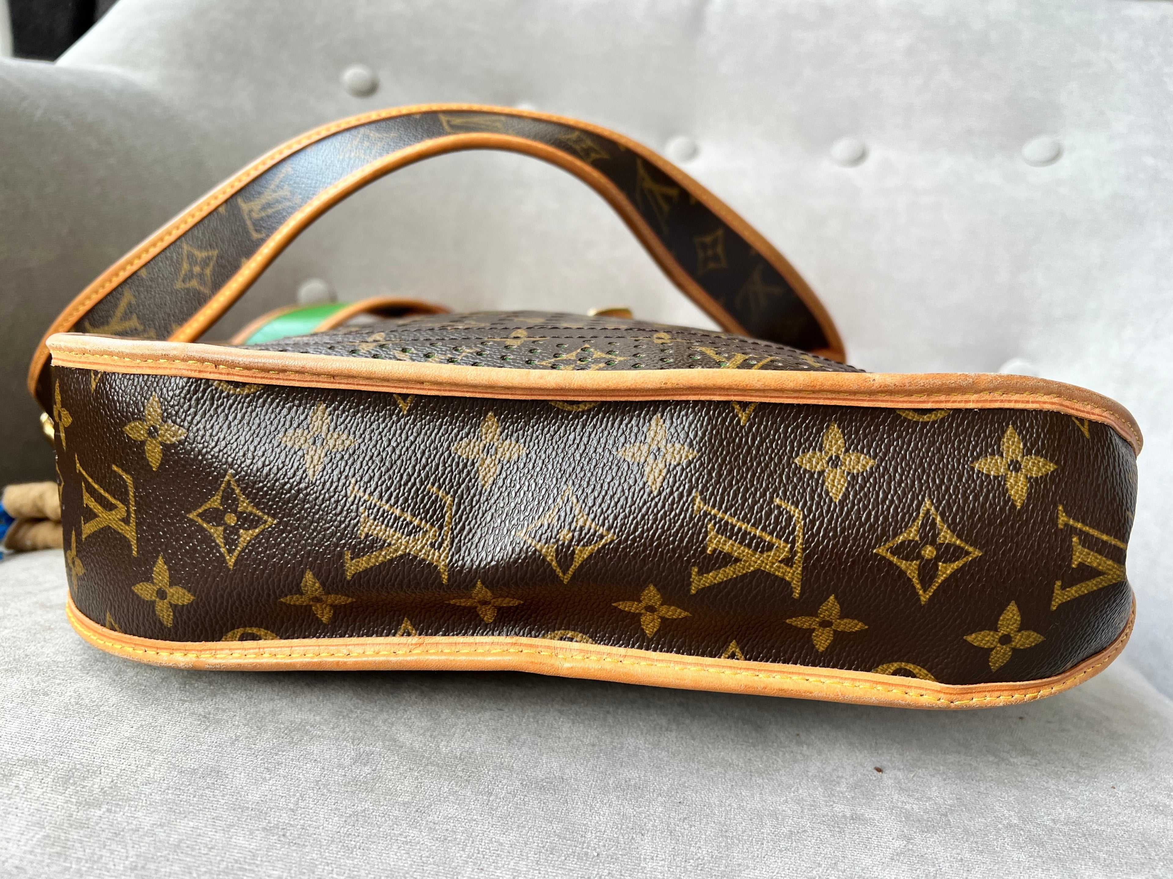 Louis Vuitton Perforated Monogram Green Musette Bag