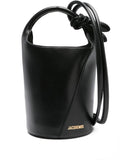 LE PETIT TOURNI LEATHER BUCKET BAG
