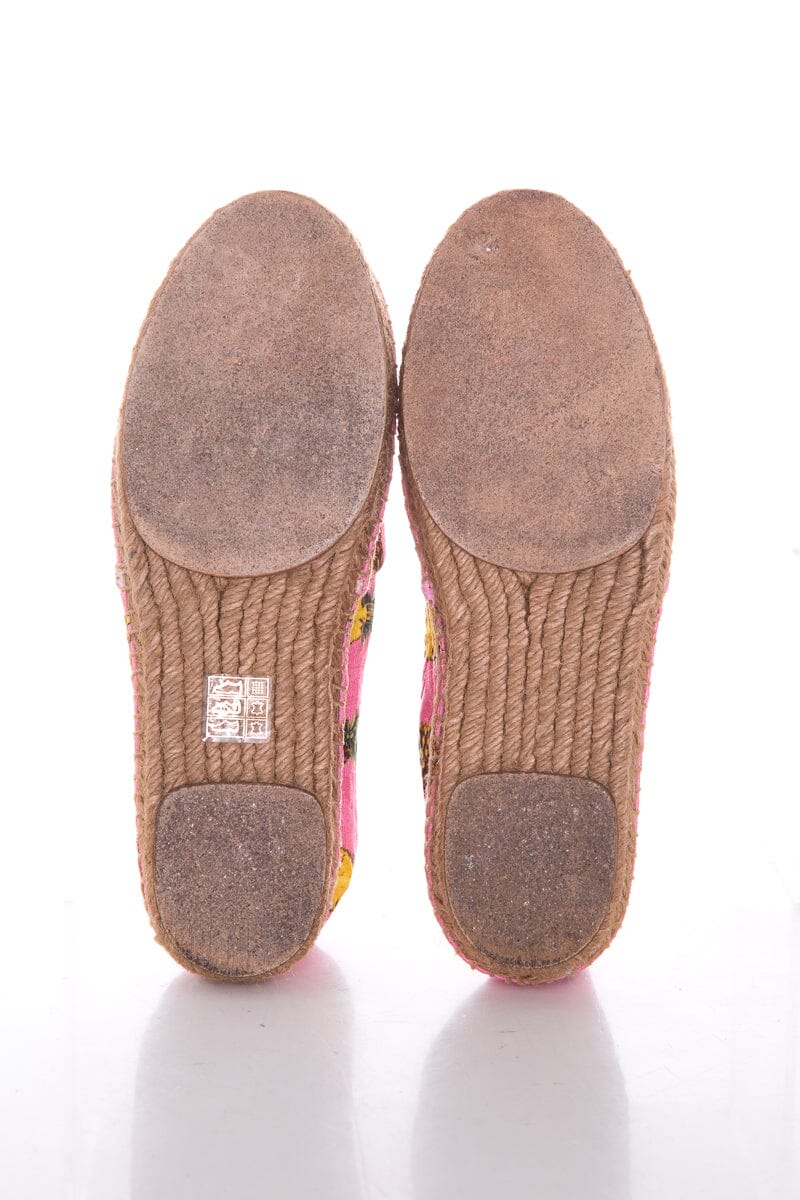 Dolce & Gabbana Pink Pineapple Espadrille SZ 37