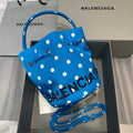 Balen Le Cagole MeGLAMIum Bucket Bag In Blue, For Women,  Bags 11.8in/30cm