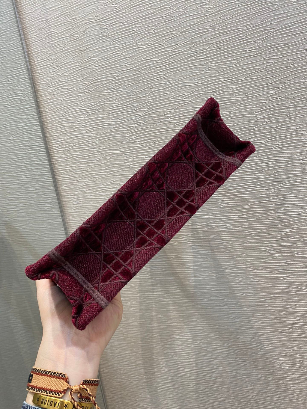 GLAMI Mini Book Tote Red Embroidery Red For Women Women’s Handbag 9in/23cm CD