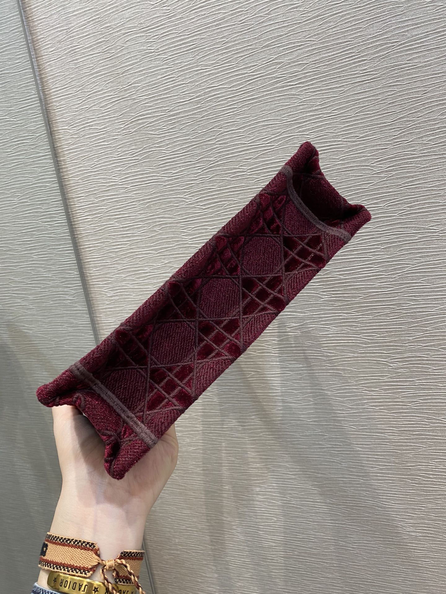 GLAMI Mini Book Tote Red Embroidery Red For Women Women’s Handbag 9in/23cm CD