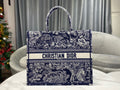 GLAMI Large Book Tote Blue Multicolor, For Women, WomenÃ¢â‚¬â„¢s Handbags 16.5in/42cm CD M1286ZRGO_M928