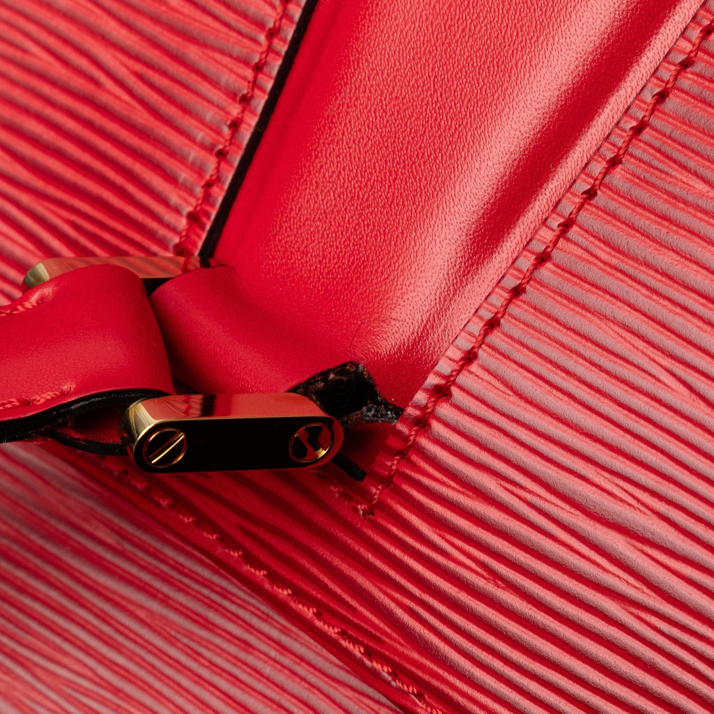 Red Louis Vuitton Epi Voltaire Shoulder Bag