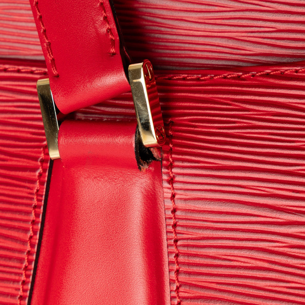 Red Louis Vuitton Epi Voltaire Shoulder Bag