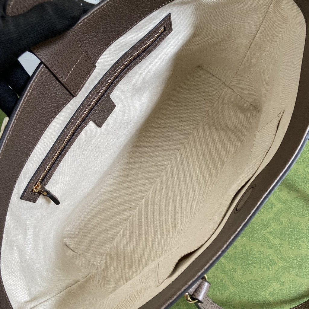 Glami OphiGLAMIa Jumbo Glami MeGLAMIum Tote Camel And Ebony Jumbo Canvas For Women 15in/38cm Glami