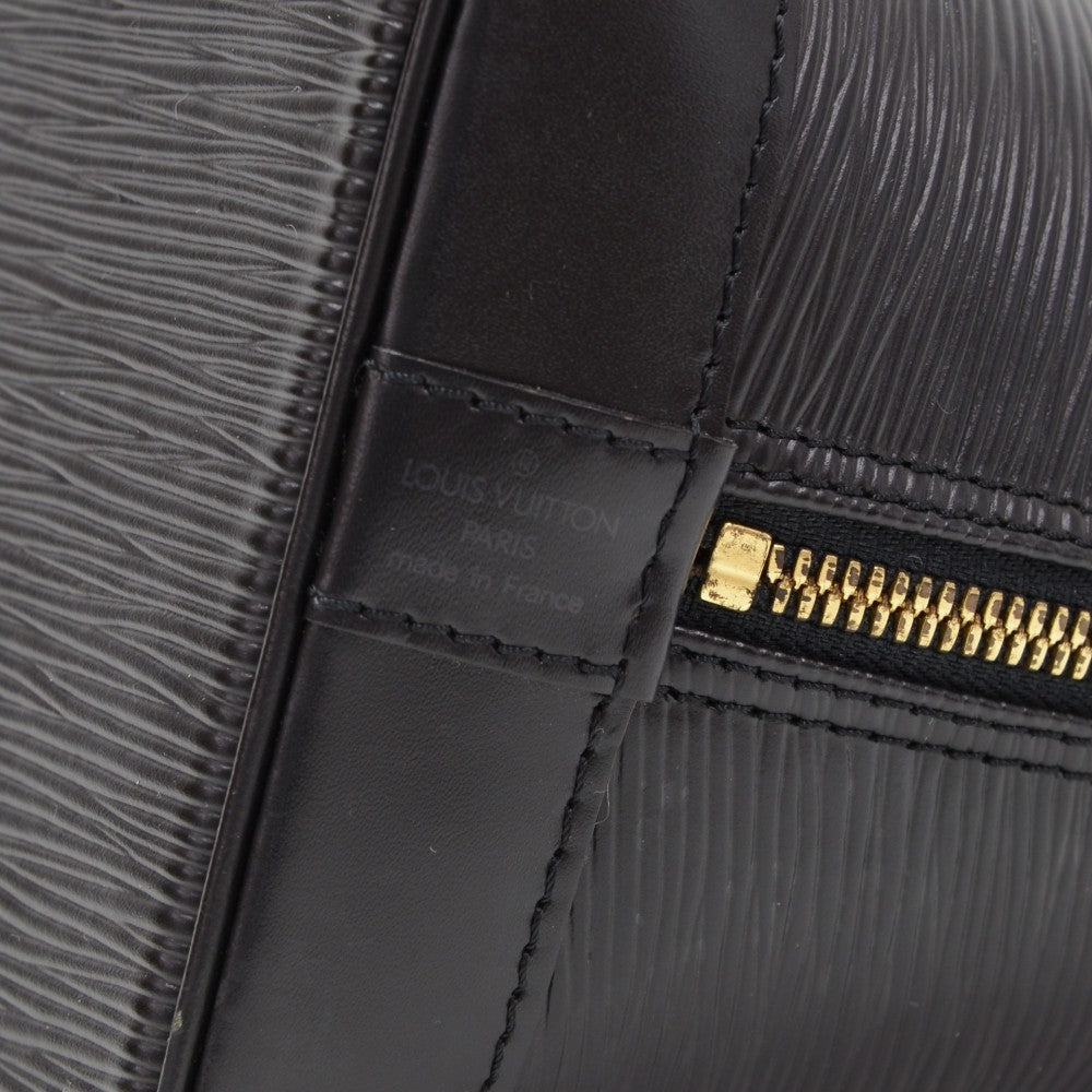 Louis Vuitto Alma PM Black Epi Leather with Shoulder Strap
